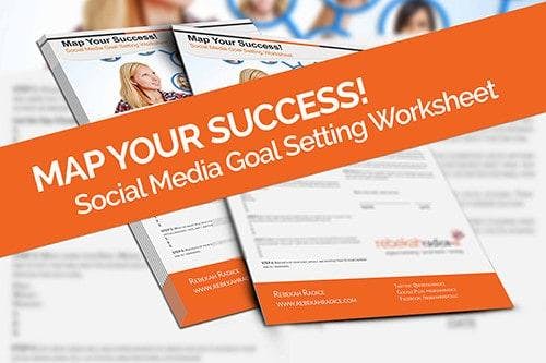 map your success social media worksheet