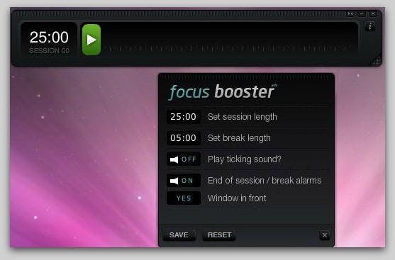 focus booster interface