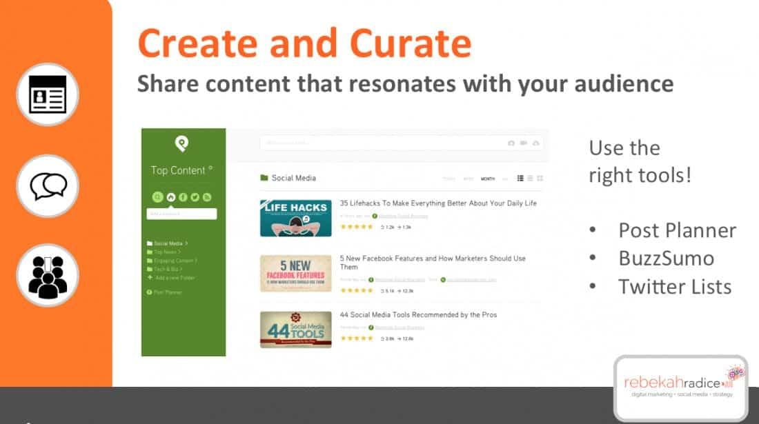 create and curate