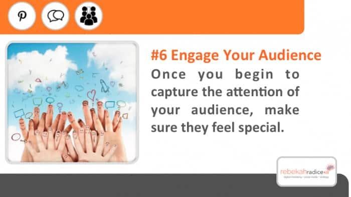 engage your audience