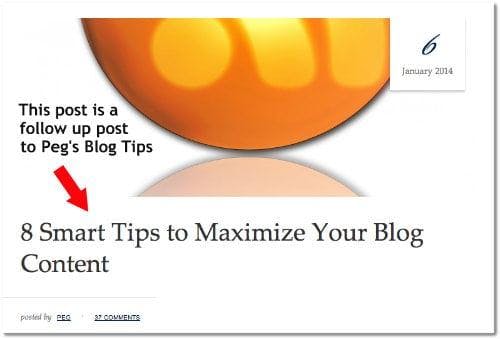 maximize your blog content