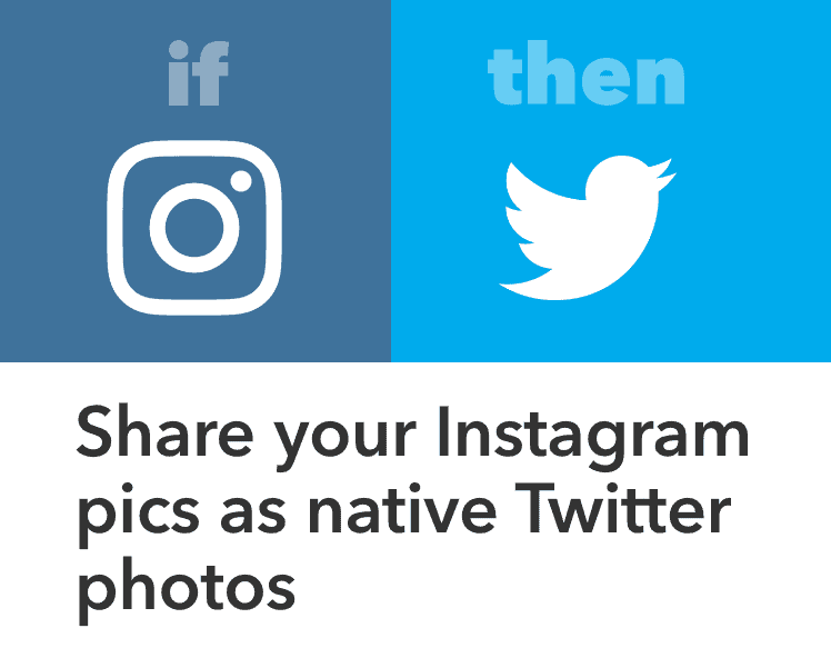 use automation to post instagram to twitter