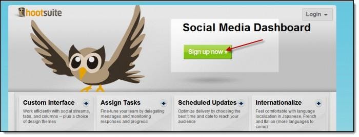 hootsuite sign up